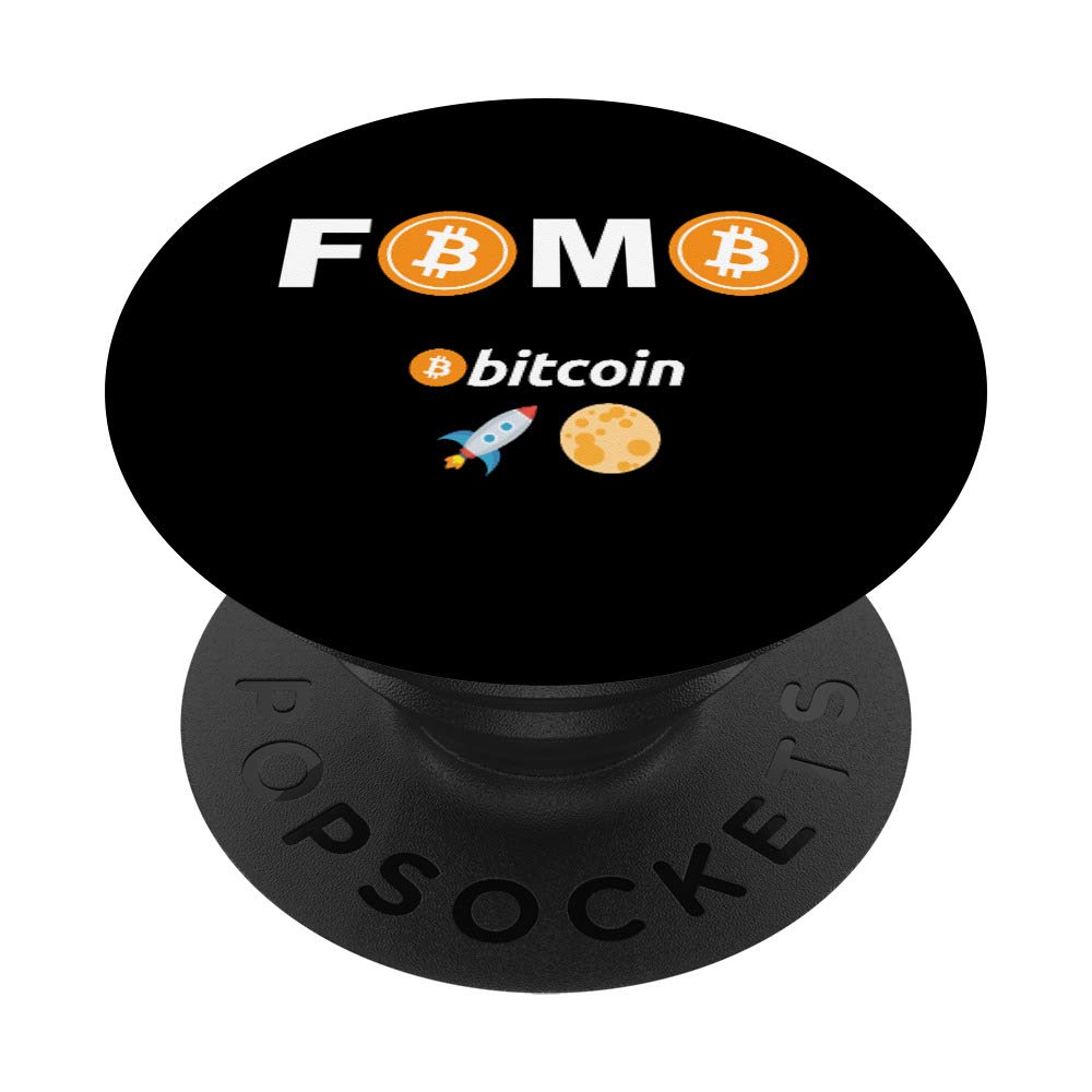 Amazon.com: Bitcoin FOMO To the Moon HODL Crypto Cryptocurrency PopSockets  PopGrip: Swappable Grip for Phones & Tablets : Cell Phones & Accessories