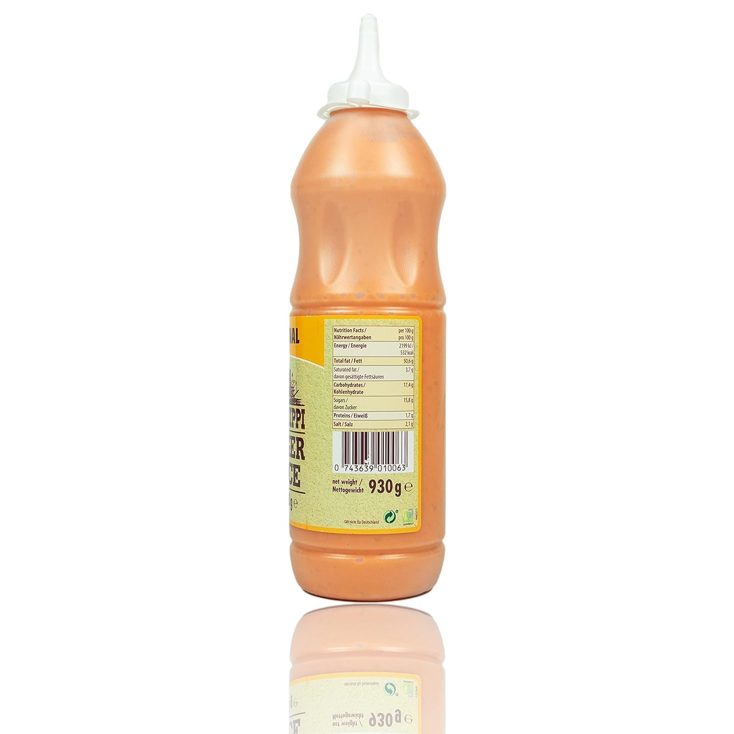 Mississippi - 3er Set Burger Sauce Squeeze "Original" 930g - Würzig cremige Burgersauce - Premium Hamburger Soße ideal auch für Sandwich, Gegrilltem und als Dip