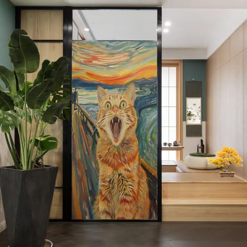 Vinilo decorativo para ventana de privacidad con patrón abstracto miniatura 4