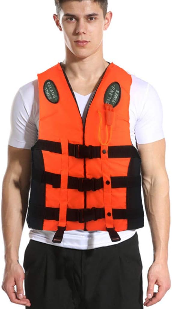 Amazon ライフジャケット フローティングベスト 救命胴衣 超浮力 子供用 大人用 調節可能 川遊び ボート 水泳 釣り