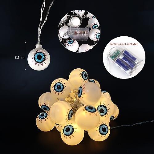 Guirnalda de luces Halloween 10 LEDs 5 pies miniatura 4