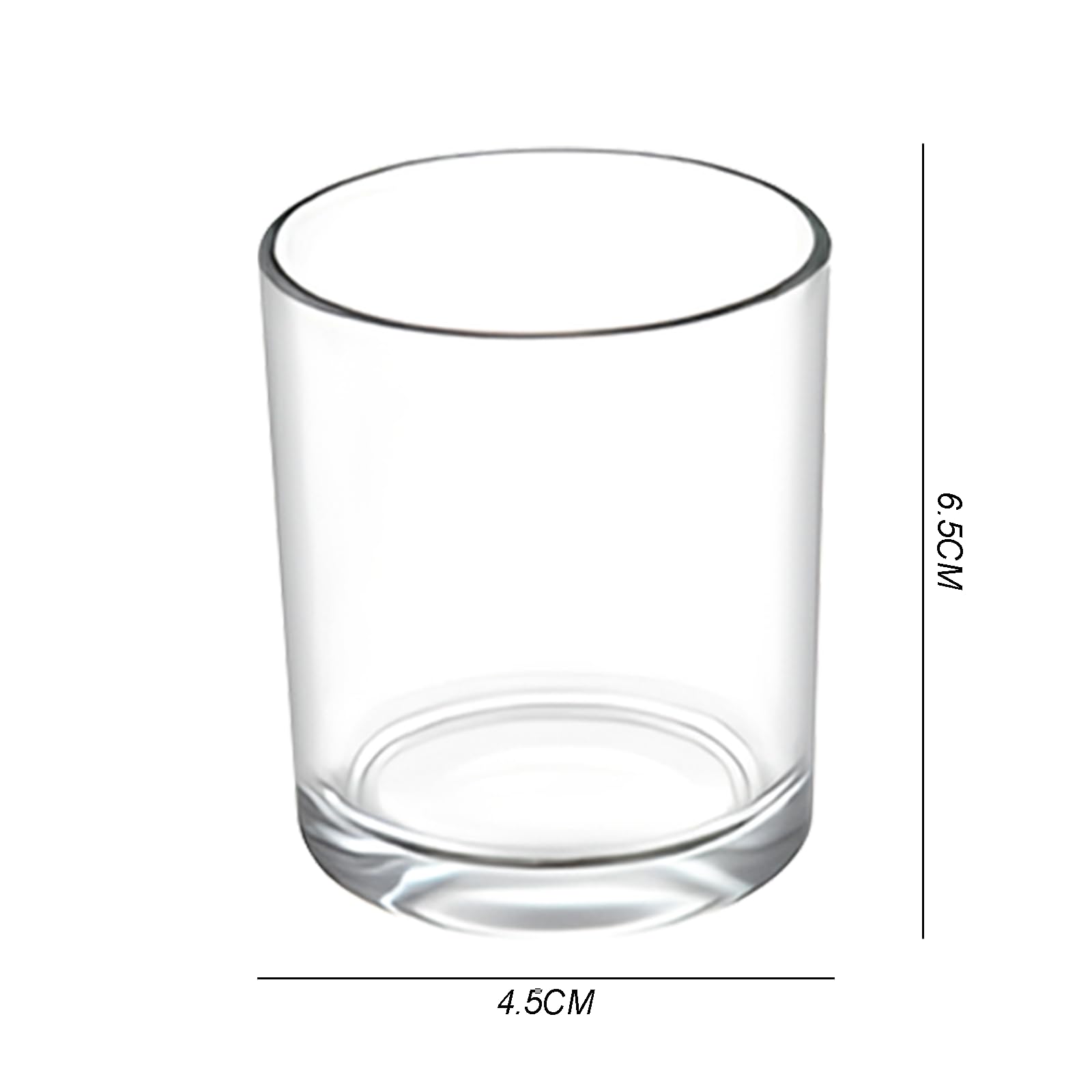 Lot De 12 Porte-Bougies Transparents Dokeno 6x6cm - Bougeoirs Votifs Pour Mariage, Fête, Décoration
