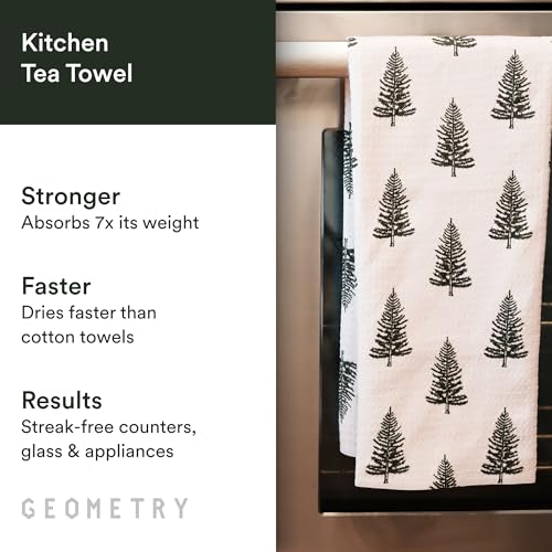 GEOMETRY Christmas Kitchen Towels - Quick Dry Microfiber Cloth Dish Towels for Kitchen Drying - Premium Quick Dry Towel (Wrapped Up, 1 Pack) — view 2