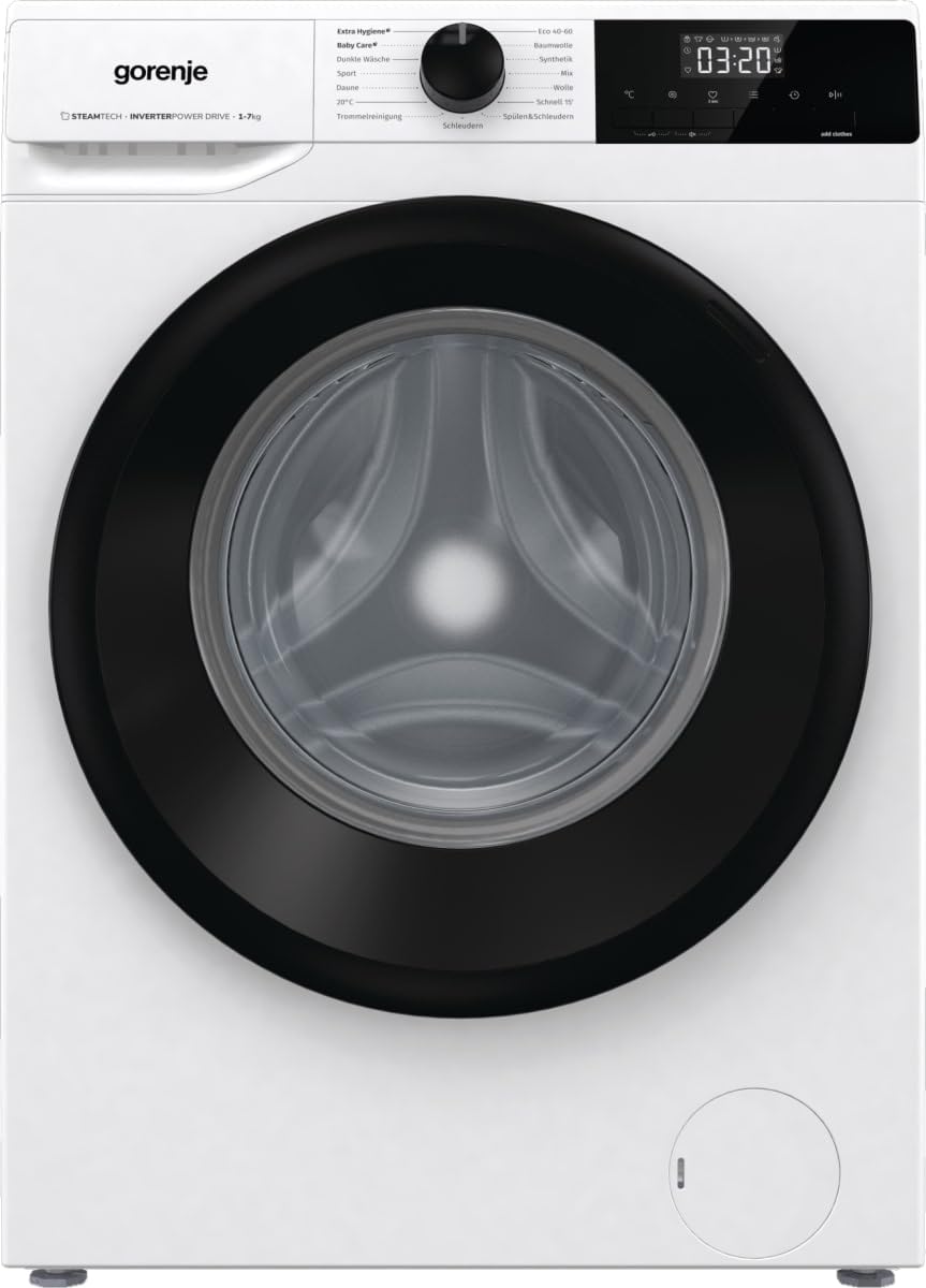 lavatrice gorenje con funzione vapore 7 kg洗涤剂Gorenje带蒸汽功能7公斤负载容量