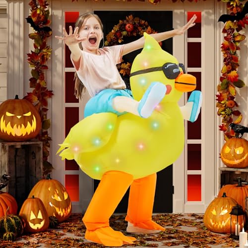 Disfraz inflable infantil con luces LED verano miniatura 2
