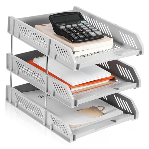 Organisateur de bureau horizontal trieur de document aéré lettres