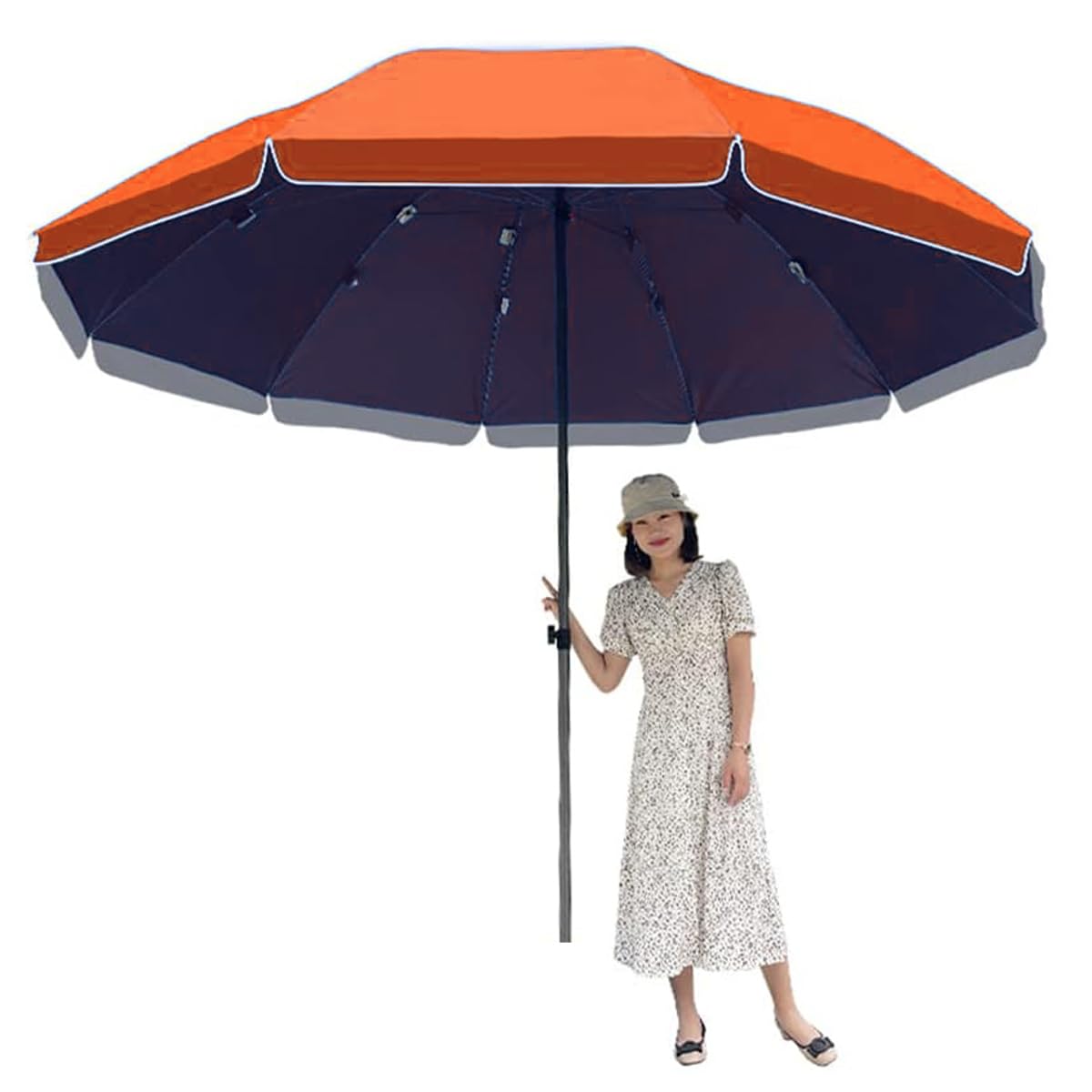 Dark Moon Garden Umbrella without Stand Outdoor Big Size 7ft Waterproof