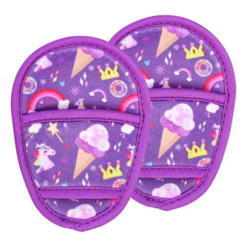 Image of 2 Pack Crotch Area Pad for Stroller, Universal Pram Belt Cushion for Kids