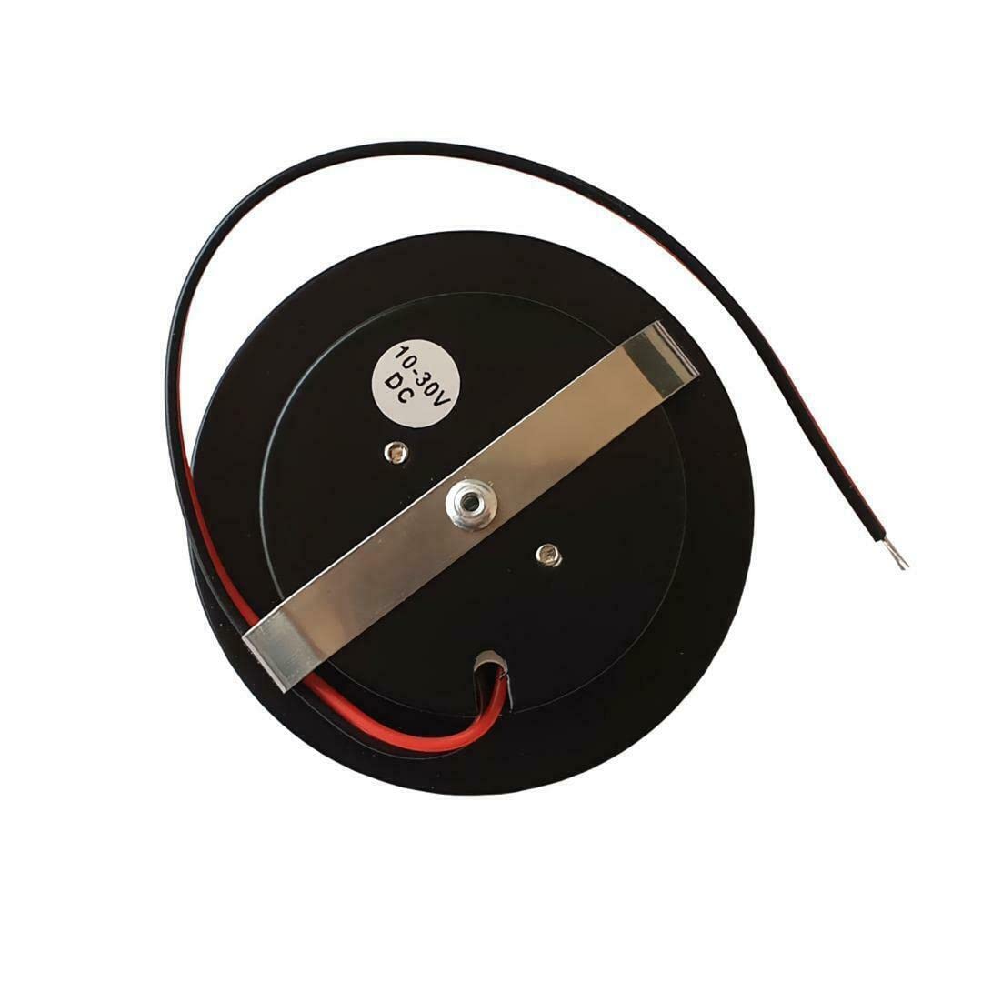 MARVIX Schwarze LED-Spot-Leuchten 12 V 24 V, dimmbar, Einbaustrahler für Wohnmobil, Wohnwagen, Campingbus und Bootsbeleuchtung (Warmweiß, 3000 K) - 6er-Pack