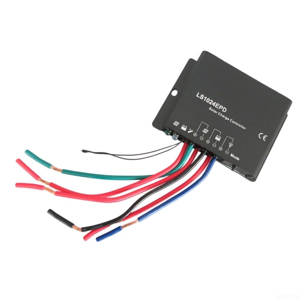 Régulateur de charge solaire 10 A pour pwm 12 V/24 V voiture IP67 étanche pour lanterne de rue camping pour camping-car bateau gel pour agm
