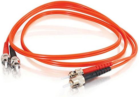 Miniatura 2 de C2G 05576 OM1 cable de fibra optica ST-ST 62.5125 dúplex multimodo de PVC, naranja (3.3 pies, 3.3 ft)