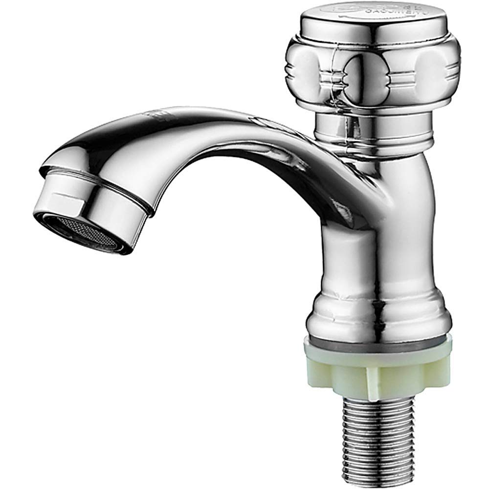 ZYCHSJXA Water-Tap Kitchen，Faucet Kitchen,Single Handle Single Hole All Bronze Spool Cold Basin Tap Faucet Washbasin Bathroom Wc