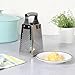 Martha Stewart Sprucedale 9.5-Inch Stainless Steel 4-Sided Box Grater – Durable Kitchen Cheese and Food Grater with Multiple Grating Surfaces