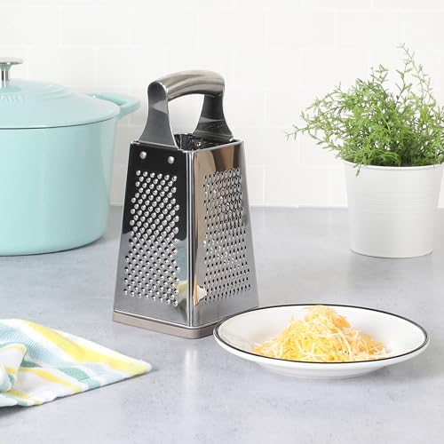 Martha-Stewart-Sprucedale-95-Stainless-Steel-4-Sided-FoodCheese-Box-Grater Martha Stewart Sprucedale 95 Stainless Steel 4 Sided FoodCheese Box Grater
