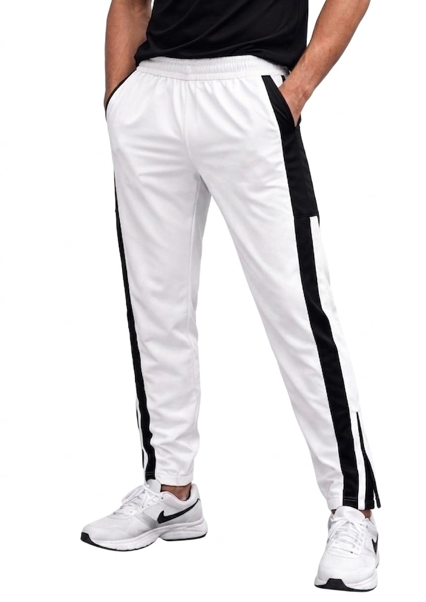 Men’s Stylish Track Pants | Relaxed Fit Streetwear Lower | Ankle Zip | Travel, Casual Comfortable Cotton Blend Joggers-picture-16