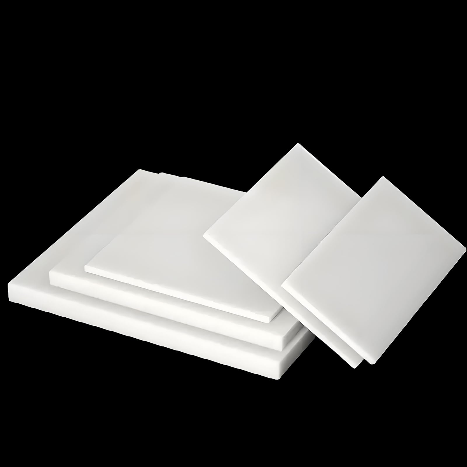 Pannelli ABS Plastica Bianca 300mm*500mm Fogli Rigidi Opachi Styrene per Incisione Laser CNC DIY Bricolage Modellismo Montaggio Plastica Resistente e Duratura,300mm*500mm*15mm