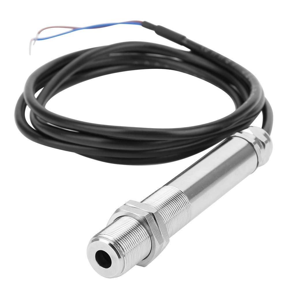 Sensor de Temperatura de Termopar Dc12V-24V, Accesorio de Termómetro Infrarrojo Fijo, 4-20 Ma Con Cable de 1,5 M / 4,9 Pies, Sonda de Acero Inoxidable(0-400 )
