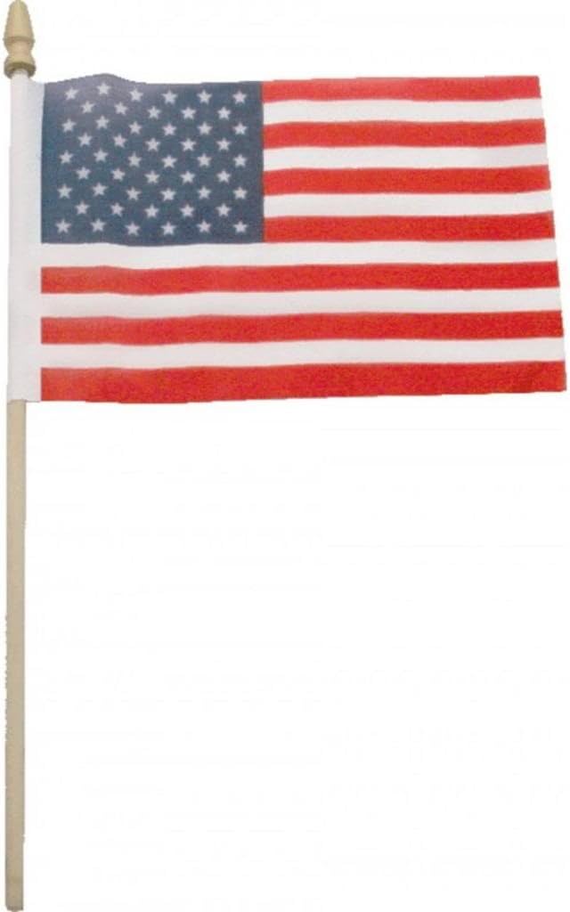 OCTANE LIGHTING Motorcycle Chrome License Plate Frame 3-Post Flag Holder Parade American Flags