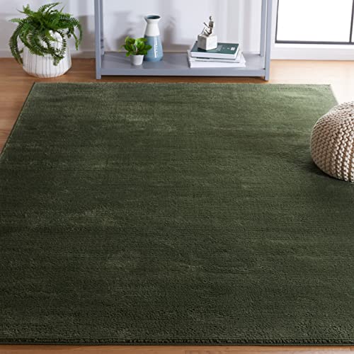 Tapete SAFAVIEH Revive 9' x 12' Verde Diseño Sólido