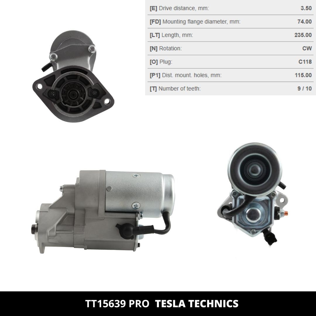 TT15639 PRO Motorino di avviamento per auto 12V 2.20kW Compatibile con TOYOTA Motorino di avviamento per un avviamento affidabile del tuo veicolo. Installazione facile e garanzia.