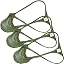 3-pack-army Green