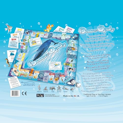 Late for the Sky Ocean-Opoly juego de mesa familiar miniatura 5