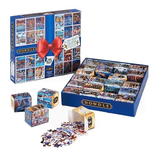 CEACO - Calendario de Adviento Eric Dowdle - 24 Puzzles Mini, Rompecabezas de 1000 piezas miniatura 1