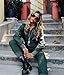 Tipsy Elves' Women's Pilot Costume - Green Military Flight Halloween Jumpsuit Size Medium
