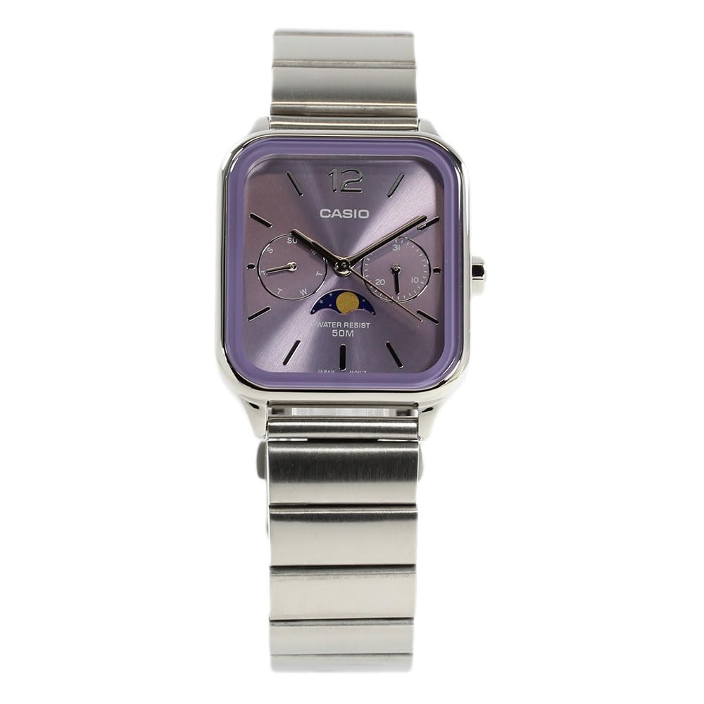 Amazon | CASIO STANDARD MTP-M305D-6A カシオ スクエア ムーン