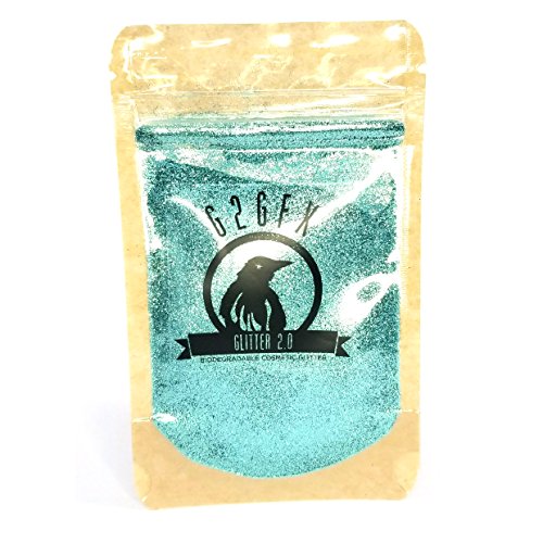 G2GFX Biodegradable Glitter (30g Resealable Pouch, Perfection Turquoise)