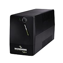 Tecnoware UPS 1100VA per PC, Modem, NO Gaming NO Console, Gruppo di Continuità ERA PLUS, 2 Schuko, Software, Protezione Blackout e Sbalzi tensione per PC, Modem, Videosorveglianza, Punto Cassa, NAS, POS