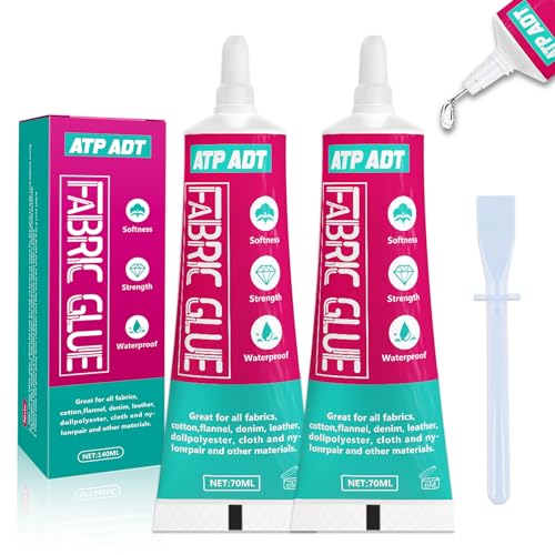 Colla Tessuti 140ml Trasparente, Permanente e Lavabile