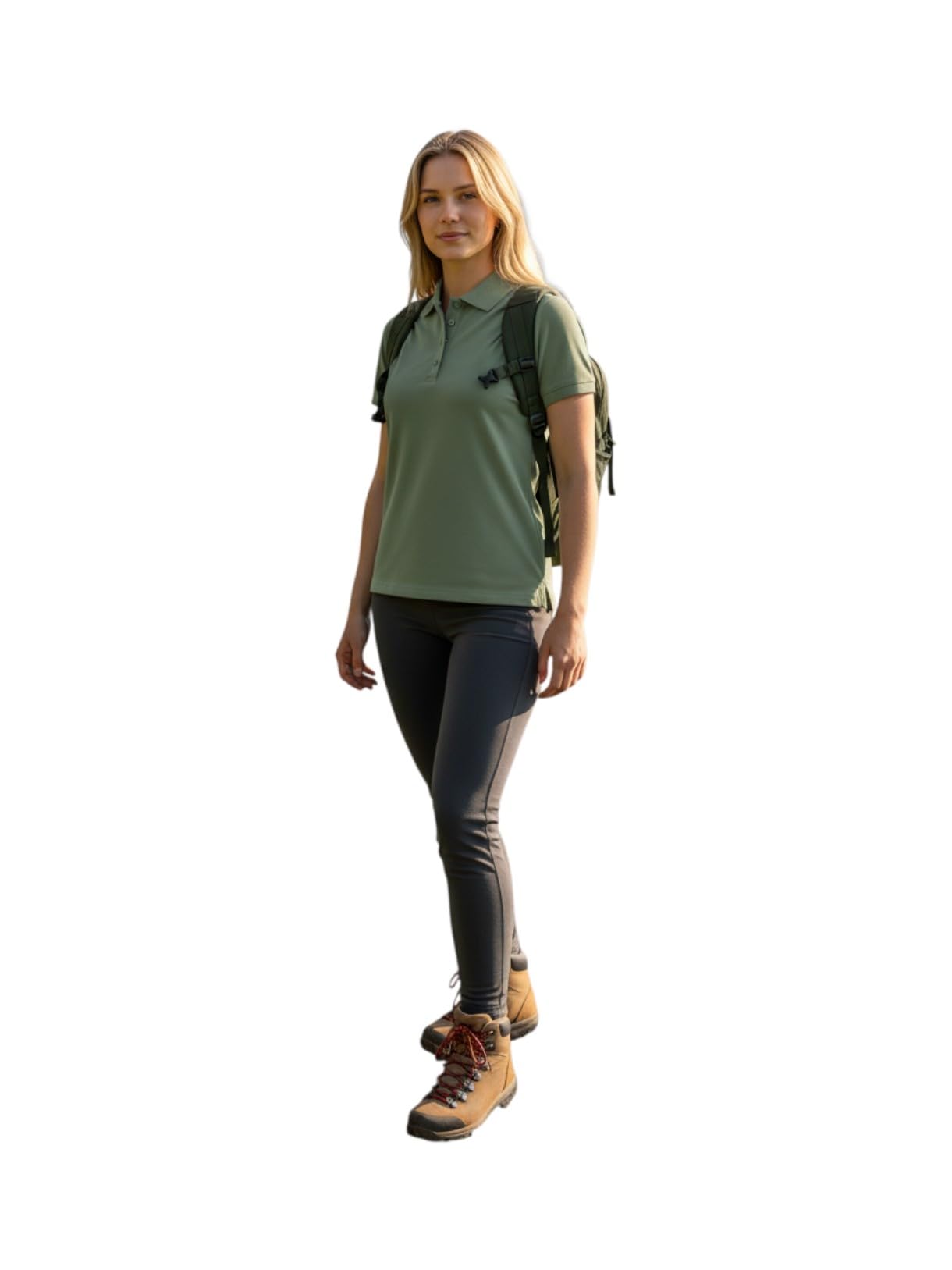 CMP Polo da donna in piqué con funzione Dry traspirante, ad asciugatura rapida e con protezione UV. Sportiva ed elegante per città e all'aperto.