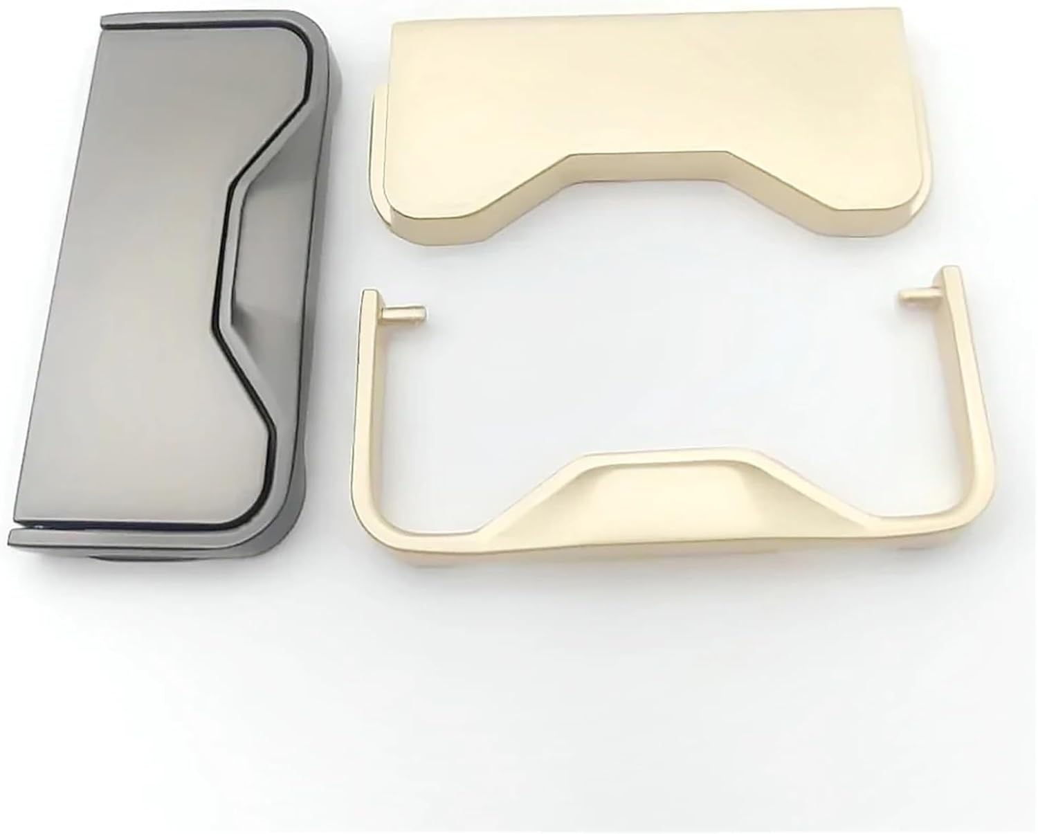 Zinc Alloy Handle Golden Black Wardrobe Cupboard Pulls Kitchen Cabinets Drawer Door Knobs Furniture Hardware Handles 1Pcs (Color : 03-64mm Size as Shown in Figure 2)