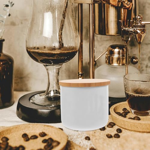 Canister cerámico para té con tapa y sello hermético miniatura 4