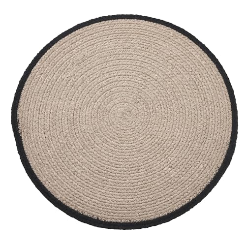 VHC-Brands-Braided-Cotton-Raven-Harvest-Stencil-Placemat-14-inch-Diameter-Decorative-Fall-Placemat-Table-Decor-for-Fall-and-Thanksgiving VHC Brands Braided Cotton Raven Harvest Stencil Placemat 14 inch Diameter Decorative Fall Placemat Table Decor for Fall and Thanksgiving