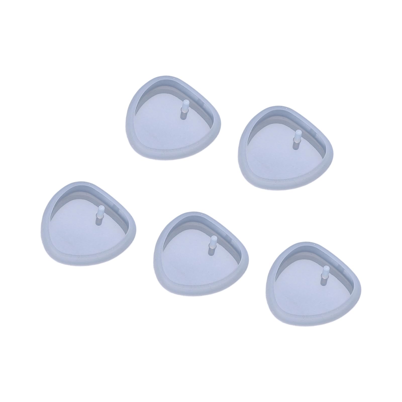Xjdzineq of 5 Silicone Pendant Keychain for Jewelry Making Craft Projects Silicone Keychain