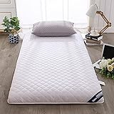* [COLCHÓN PLEGABLE EXTRAÍBLE] -Este colchón de futón de piso es plegable y fácil de almacenar.Es muy adecuado para apartamentos pequeños y espacios estrechos.Conveniente tanto para uso en interiores como en exteriores.Es una opción de colchón ideal para habitaciones de huéspedes, hospitales, oficinas. y dormitorios de estudiantes