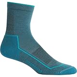 Icebreaker Damen Lifestyle Cool Lite 3Q Crew Socken, Blue Spruce, S (35-37)