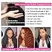 HD Transparent Lace Front Wigs Human Hair for Black Women Pre Plucked Lace Frontal Wigs 150% Density Water Wave Brazilian Hair with Baby Hair 100% Unprocessed Virgin Human Hair 22 Inch