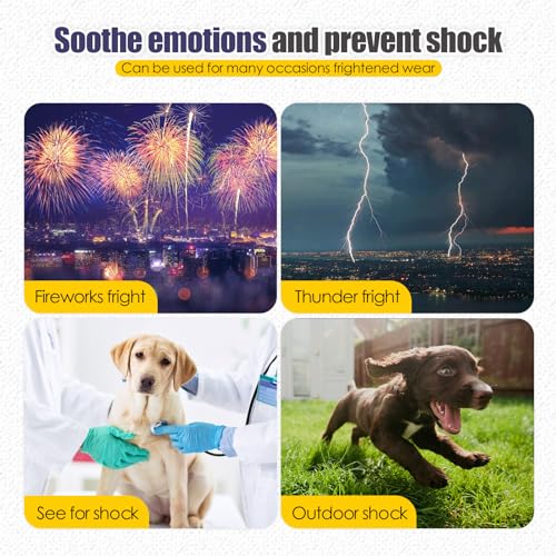 Veste anti-anxiété pour chien 3XL bleu marine - Gilet apaisant à capuche