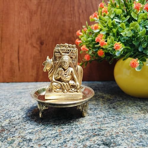 RAMA METAL Brass RAGHAVENDRA Swamy Idol
