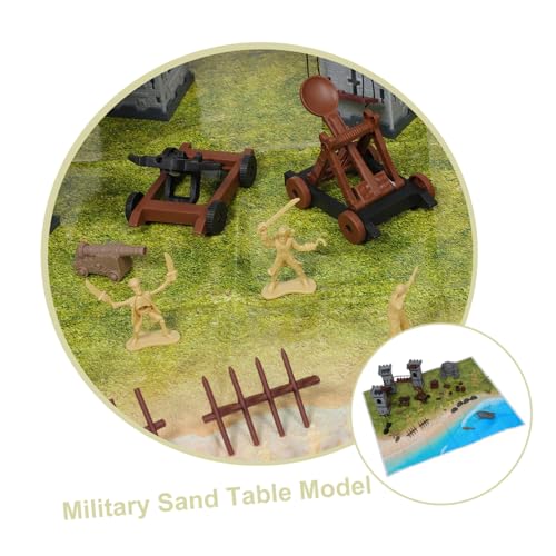 Modèle soldats plastique et table de sable avec 293 pièces de construction - 3