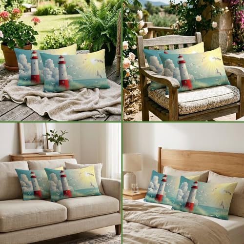 Taie Oreiller 40x80 Housse Coussin Paysage pour Protéger et Décorer - 7