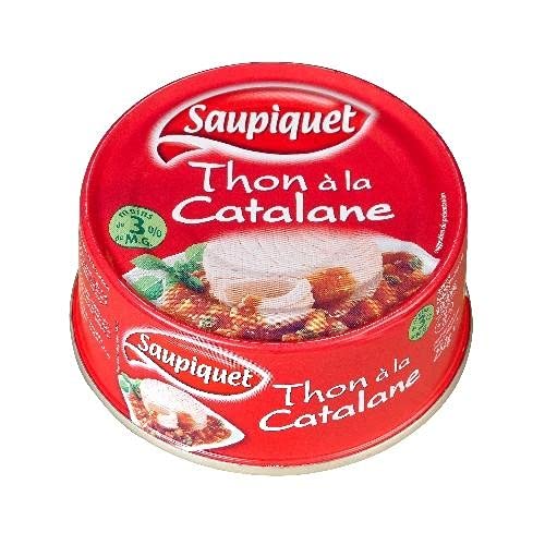 SAUPIQUET - Thon Sauce Catalane 252G - Lot De 4 - Offre Special