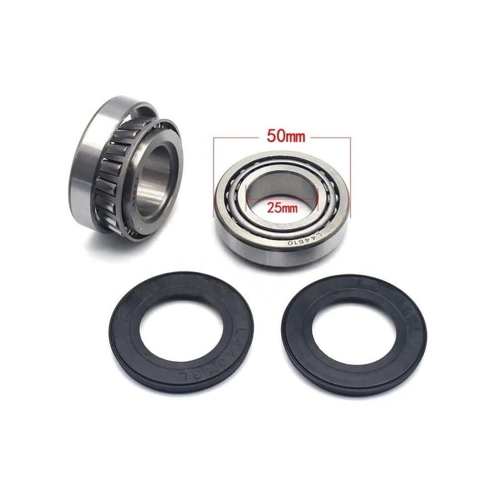 Cuscinetto gabbia Cuscinetto L44643 Cuscinetto Sterzo Con Guarnizione Per Per Touring Per Sportster 883 1200 XL Per Dyna Per Softail TUTTI 25x50mm
