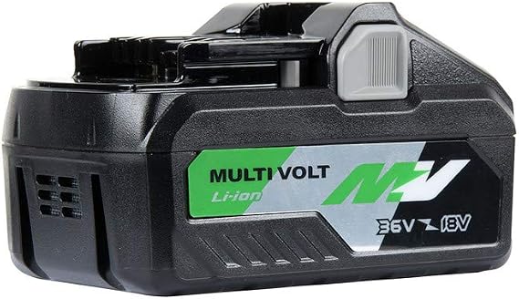 Metabo HPT MultiVolt Battery | 36V/18V, 4.0 Ah/8.0 Ah, Lithium Ion, Slide Style | 372121M