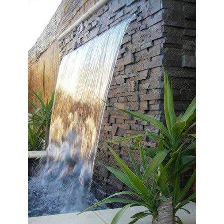 Cascada acrílica empotrable para piscina de 30 cm y lámina de agua sin led 4