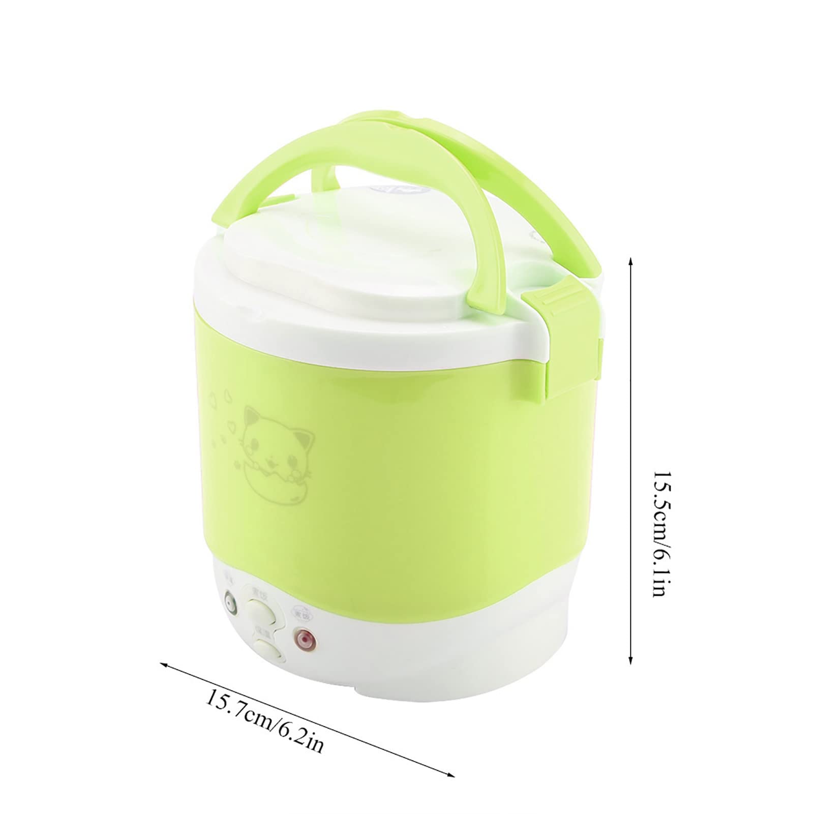 Cuociriso Portatile 24V 140W per Camion, 1L Verde (Verde)