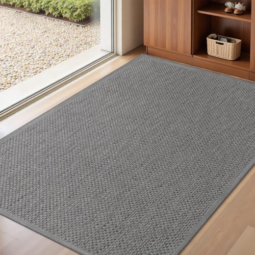 LEKEEPGO Tapis Entree Interieur, Paillasson Interieur Entree Antidérapant, Tapis intérieur Entree Absorbant Lavable, Tapis d'Entrée Fin Tapis de Porte pour...